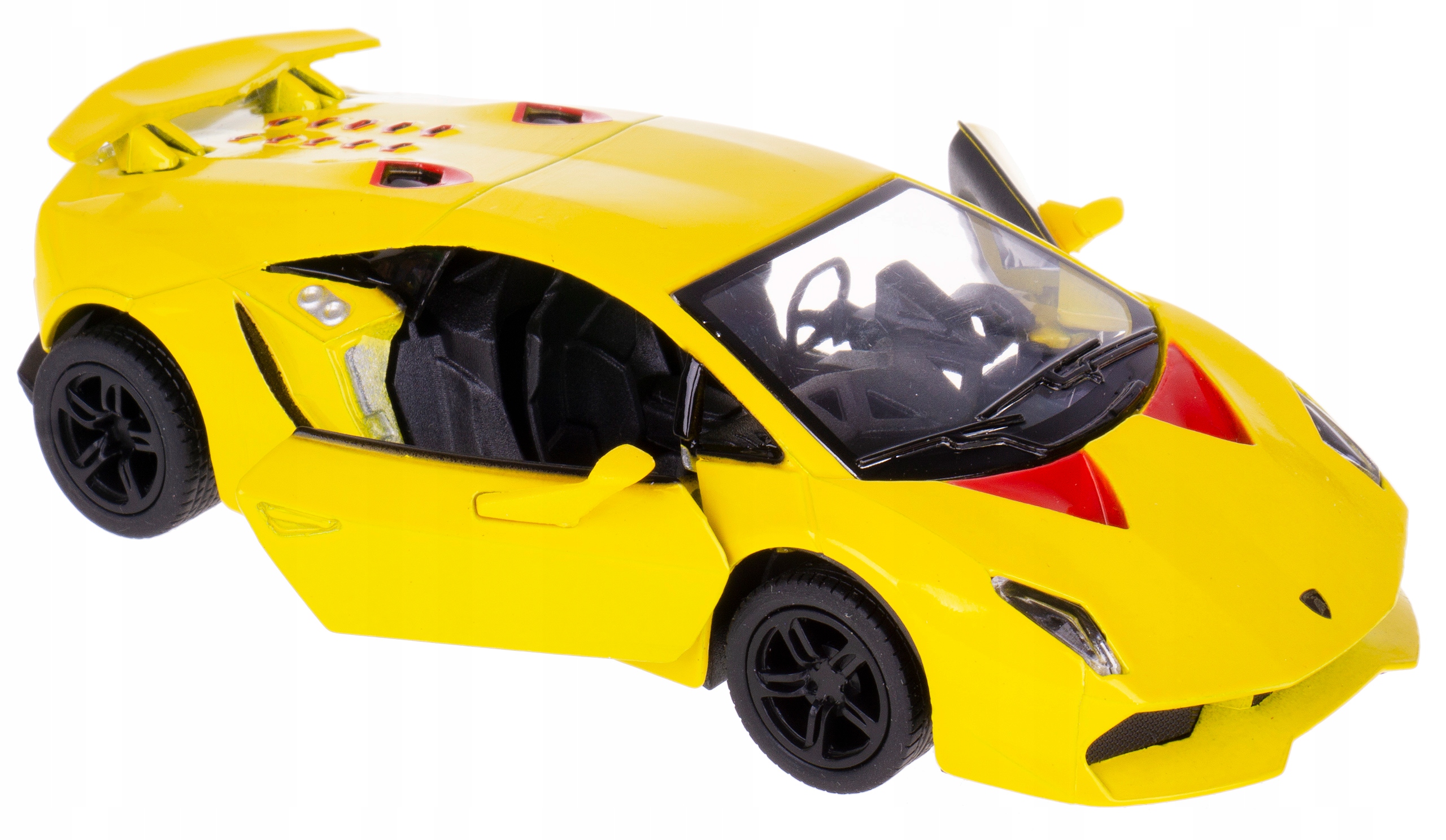 LAMBORGHINI SESTO ELEMENTO MODEL 1:38 KINSMART ŻÓŁ