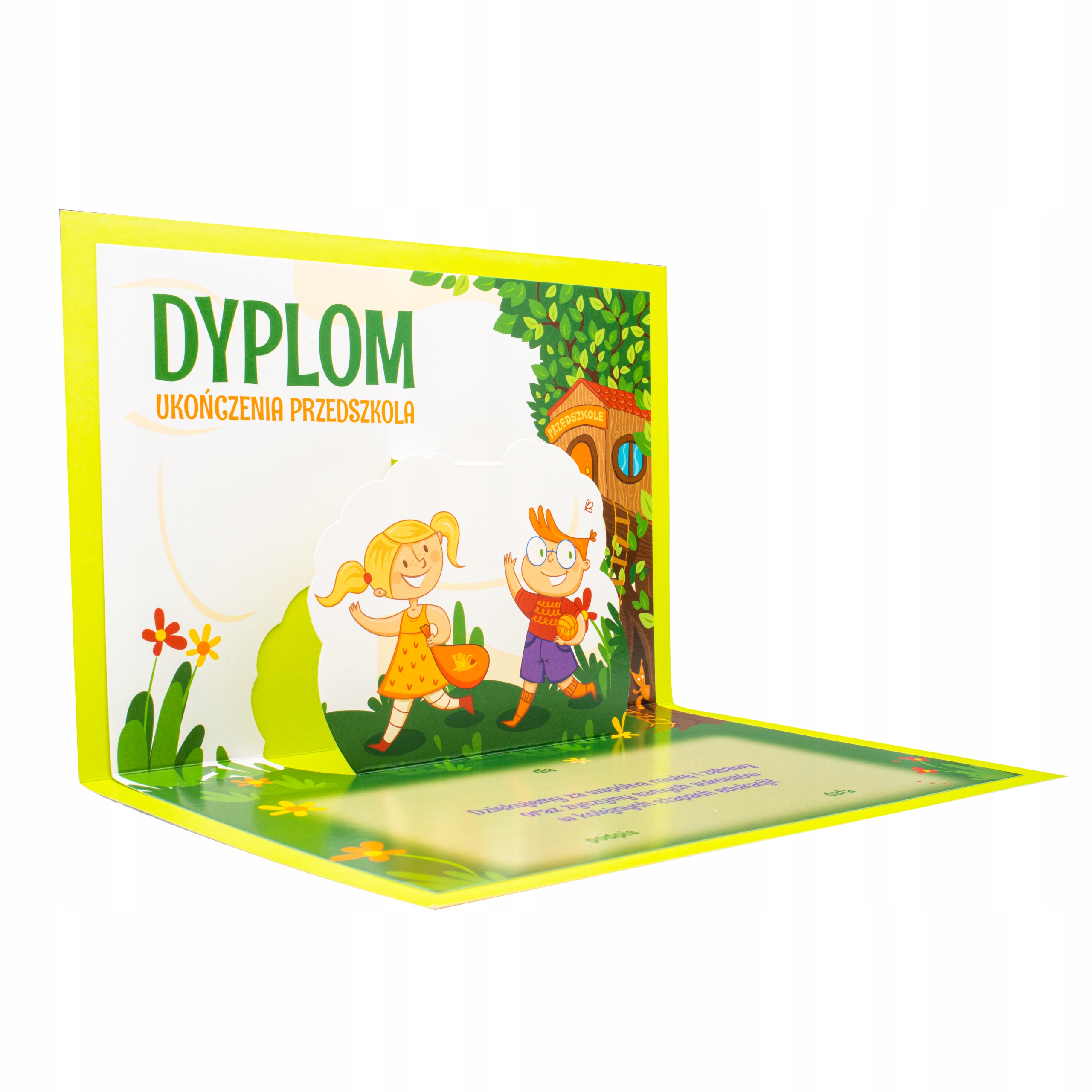 

Dyplom Ukończenia Przedszkola 3D