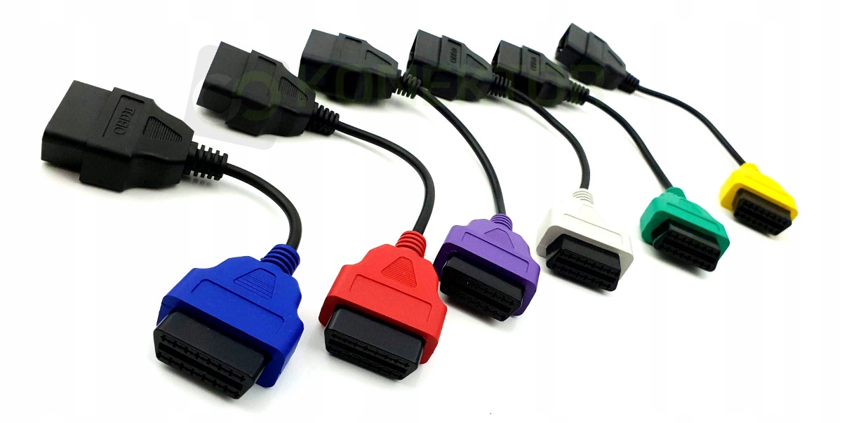 

6x Adapterów Obd-ii do Multi Ecu Scan Fiat