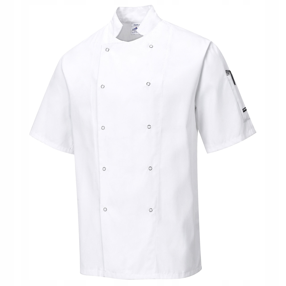 Bluza kucharska biała z krótkim rękawem