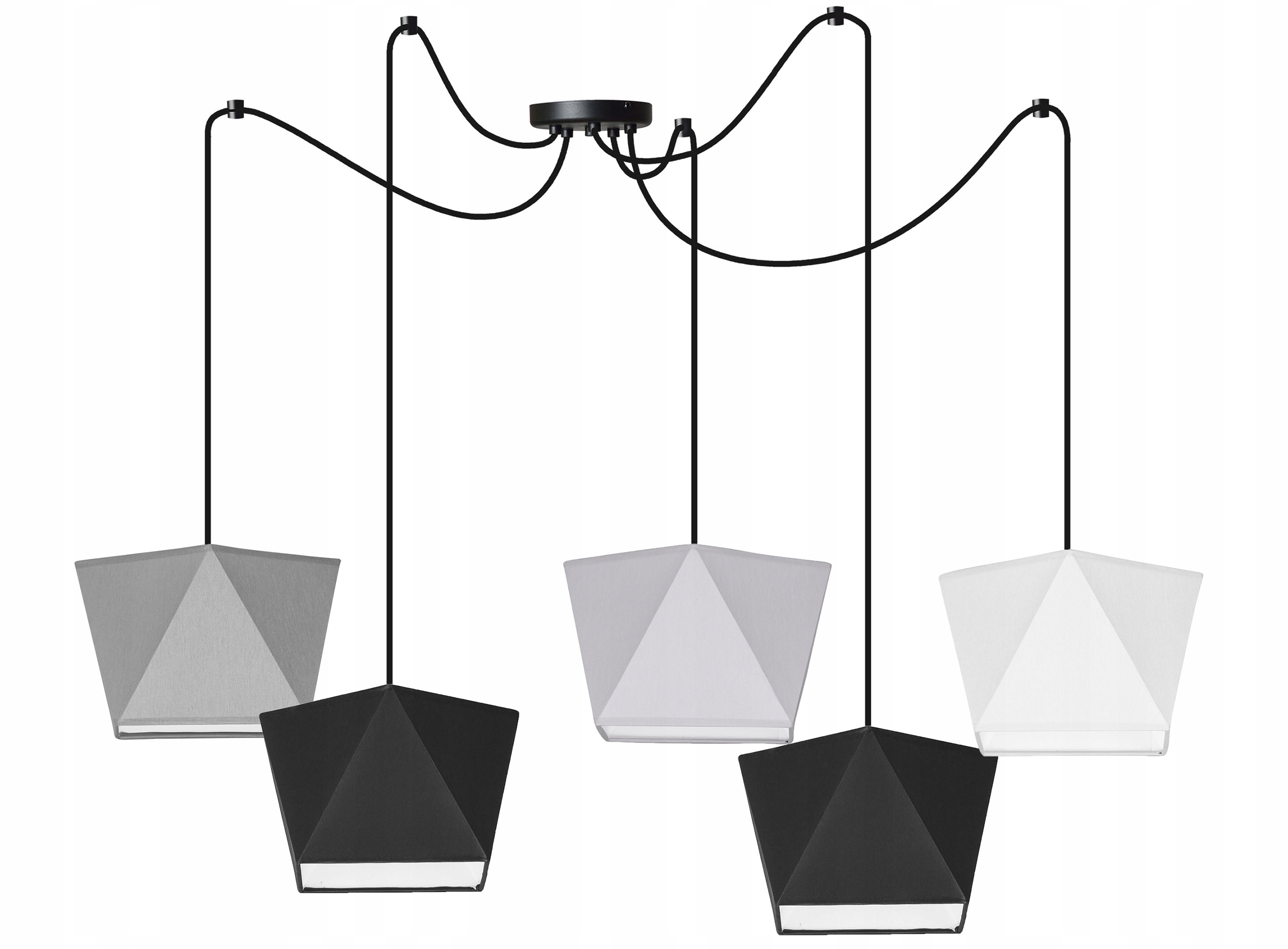 

Lampa Wisząca Sufitowa Żyrandol Loft Abażur Pająk