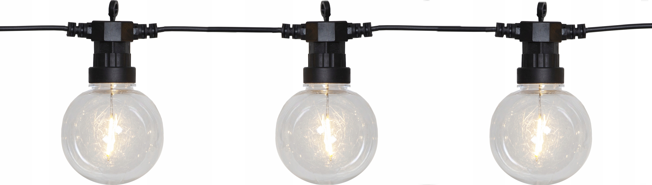 

Szwedzka girlanda świetlna 10 dużych lamp led IP44