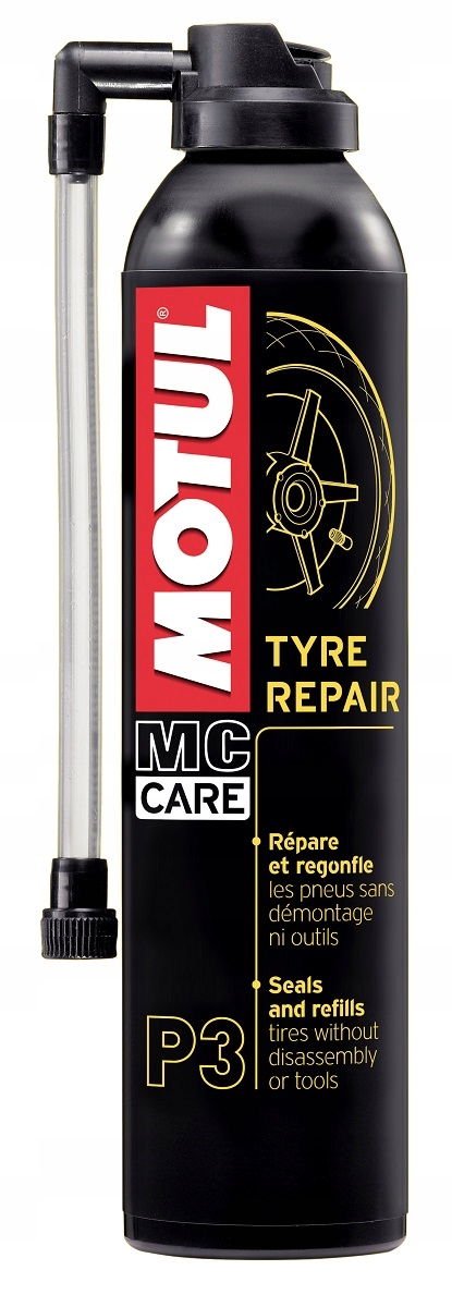 

Motul Tyre Reapir P3 300ml. pianka do naprawy opon