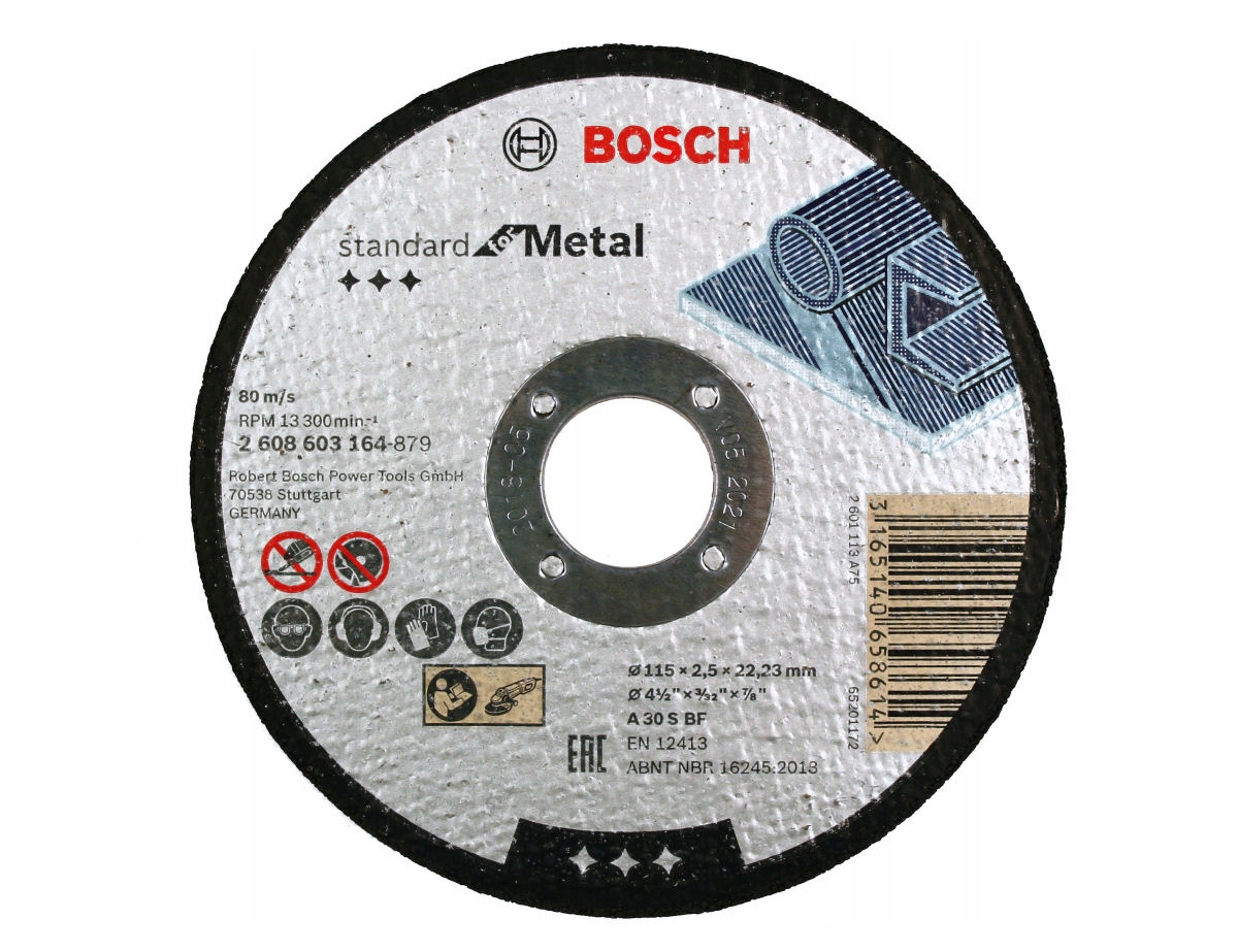 

Bosch Tarcza Korundowa do cięcia stali 115/2,5mm