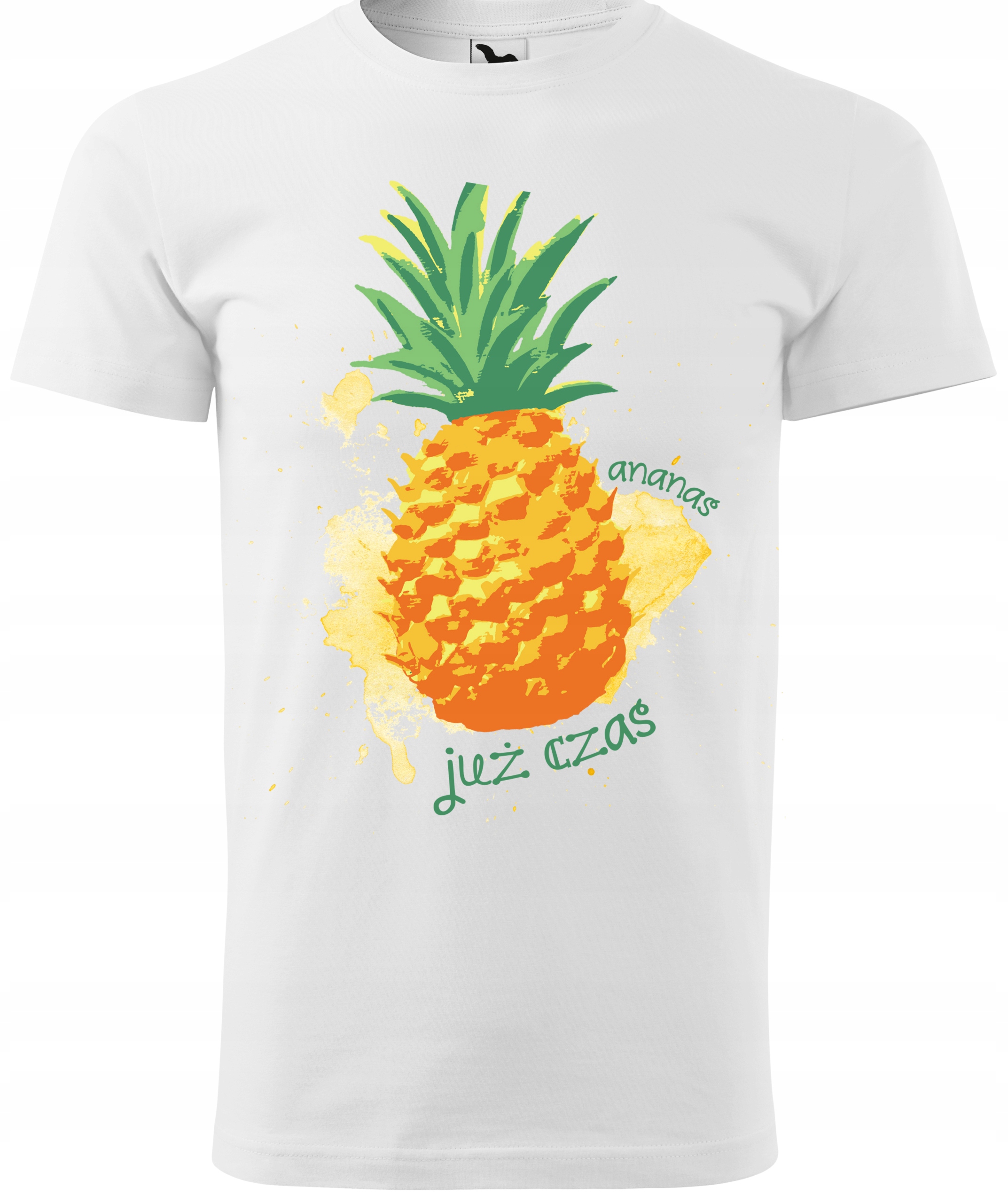 

Koszulka z nadrukiem Ananas męska biała XL v1