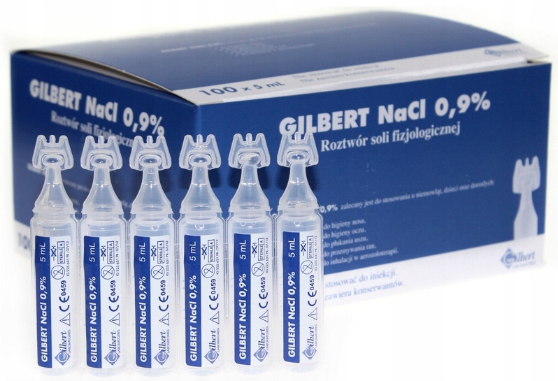 SÓL FIZJOLOGICZNA NACL X5 5ML DLA NIEMOWLĄT