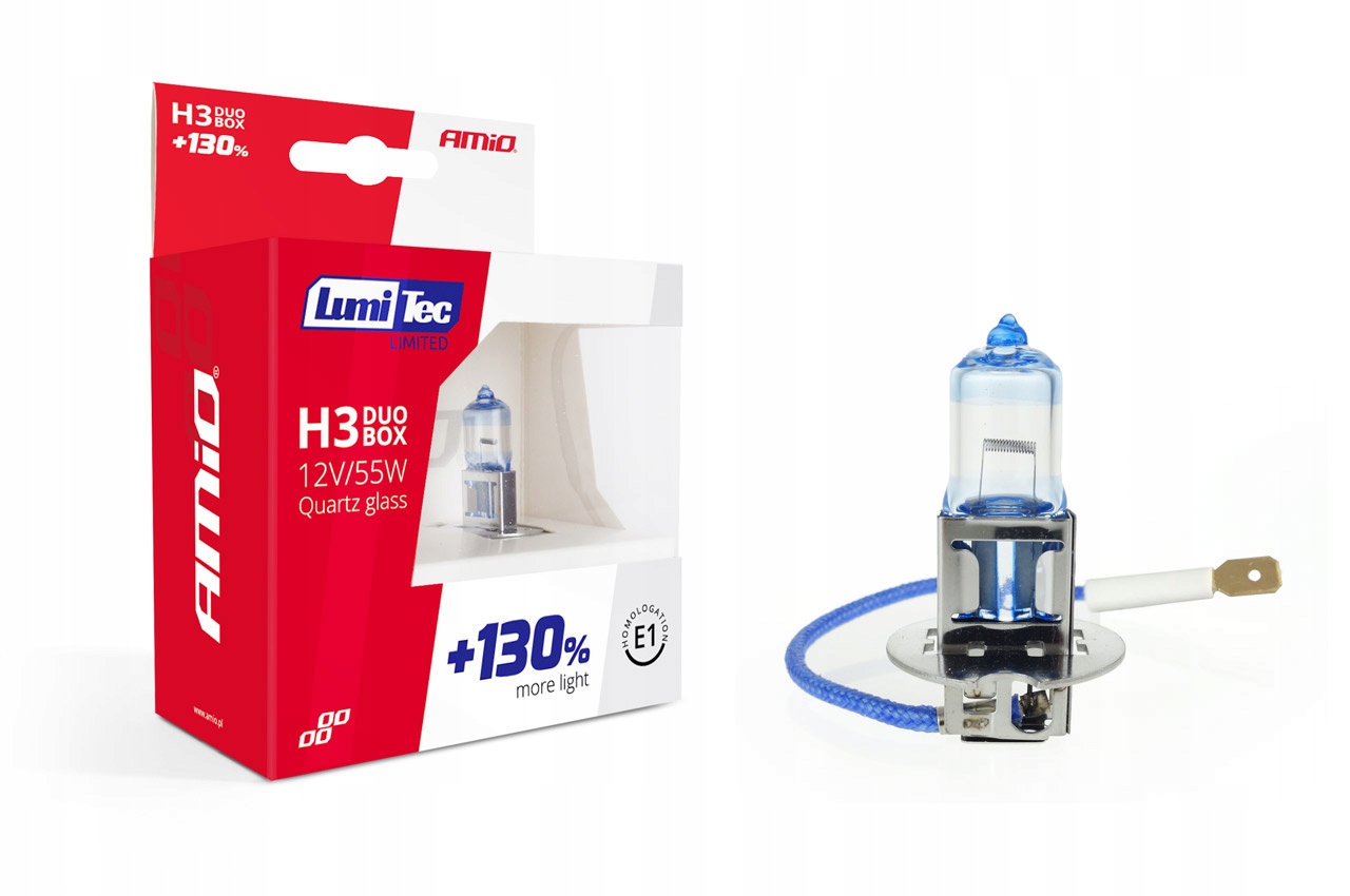 

Żarówki H3 12V LumiTec Limited +130% 4300K Komplet