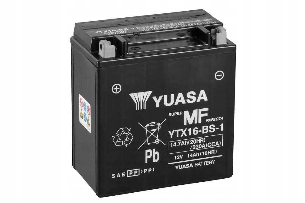 Motocyklový akumulátor YTX16-BS-1 Yuasa Jmt 7073687 Gel 7070100