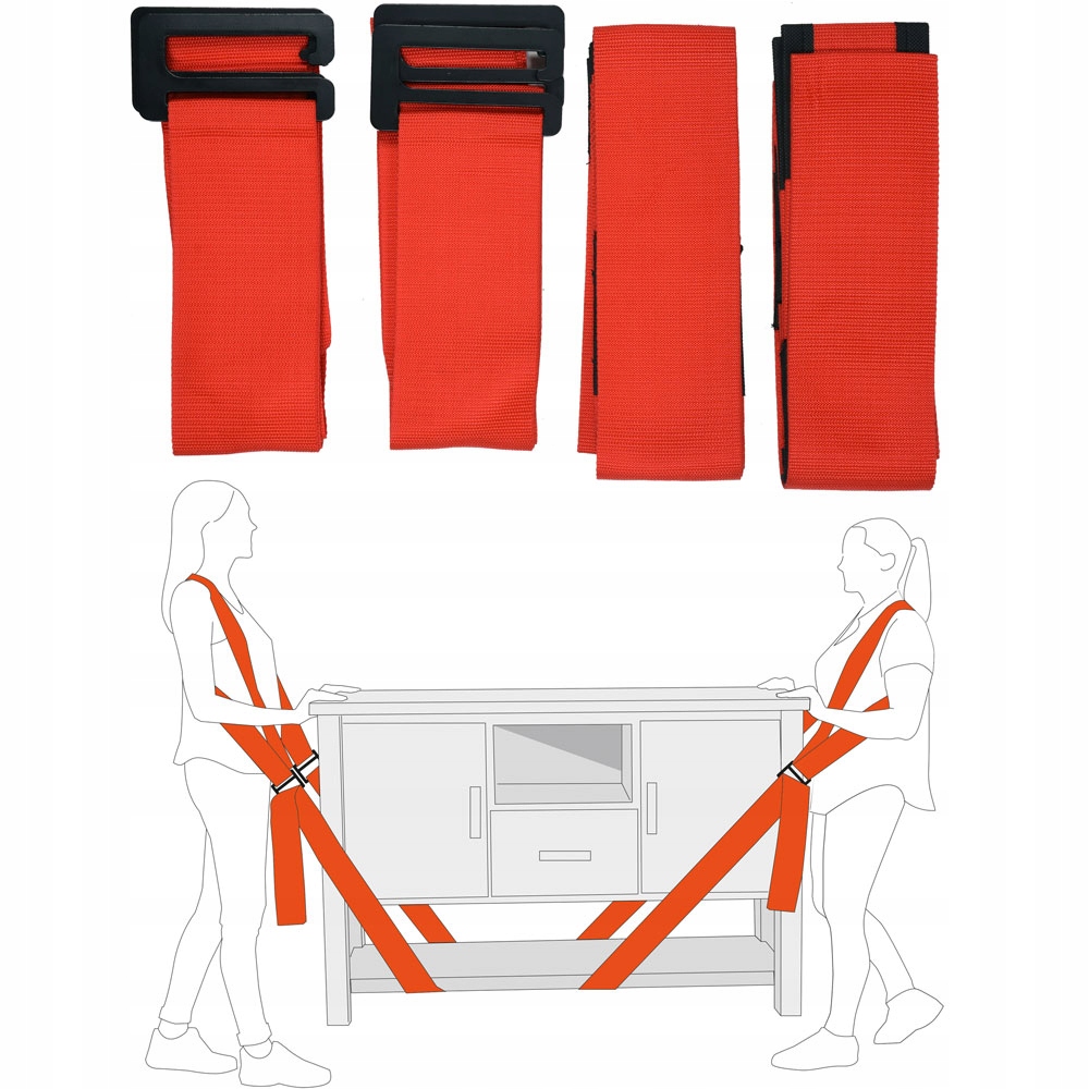 

Pasy Do Przenoszenia Mebli Szelki Transportowe x4