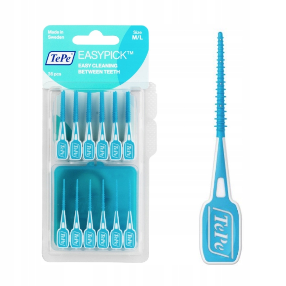 

Tepe Easy Pick M/L Niebieskie Wykałaczki 36 szt