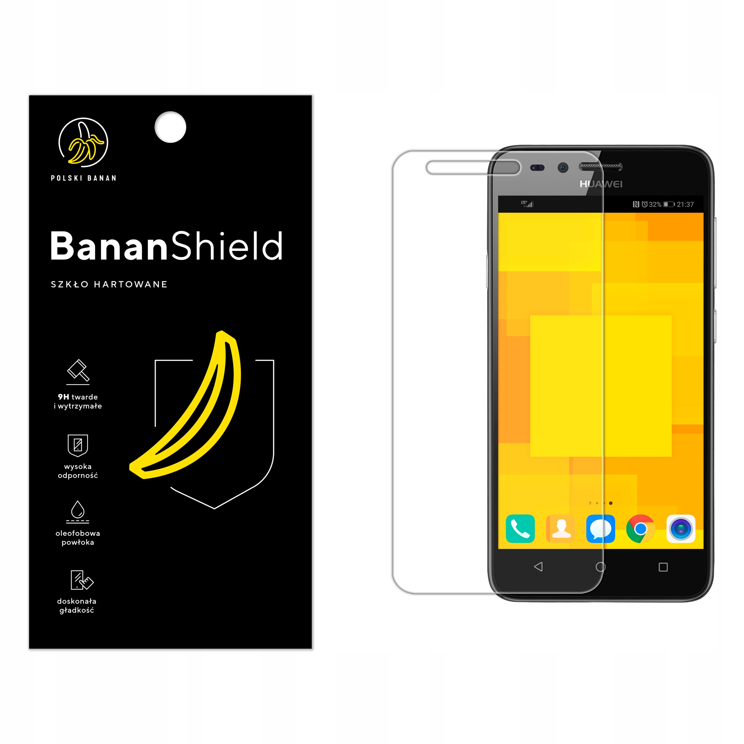 

Szkło Hartowane Polski Banan 9H do Huawei Y3 II