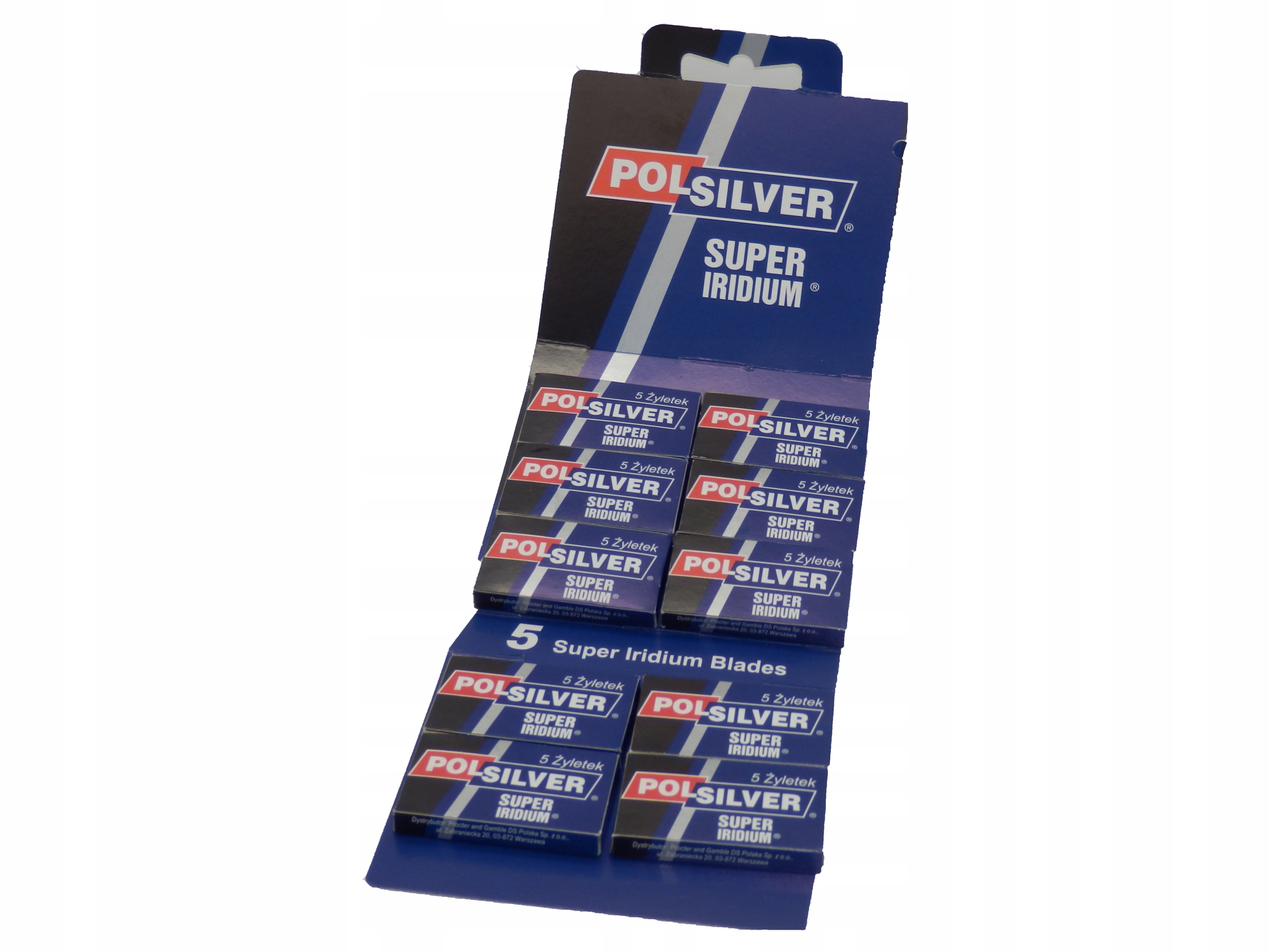 

Polsilver Iridium żyletki do golenia 50szt