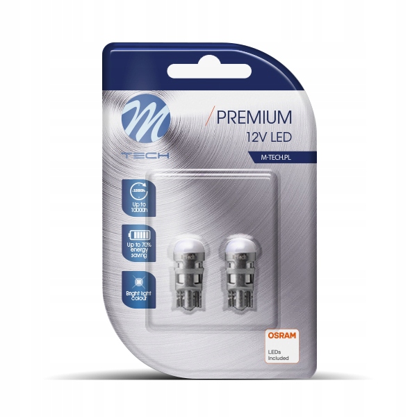 

Żarówka Led W5W Mtech Osram 12V LB106W
