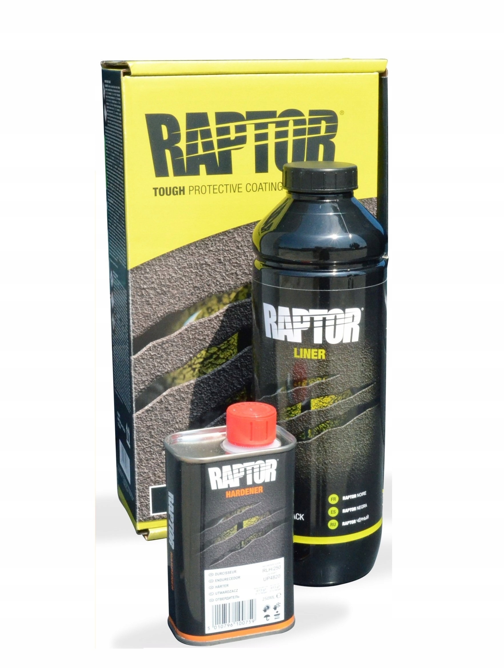 U-POL Raptor агент для захисту кузова автомобіля 1л Чорний