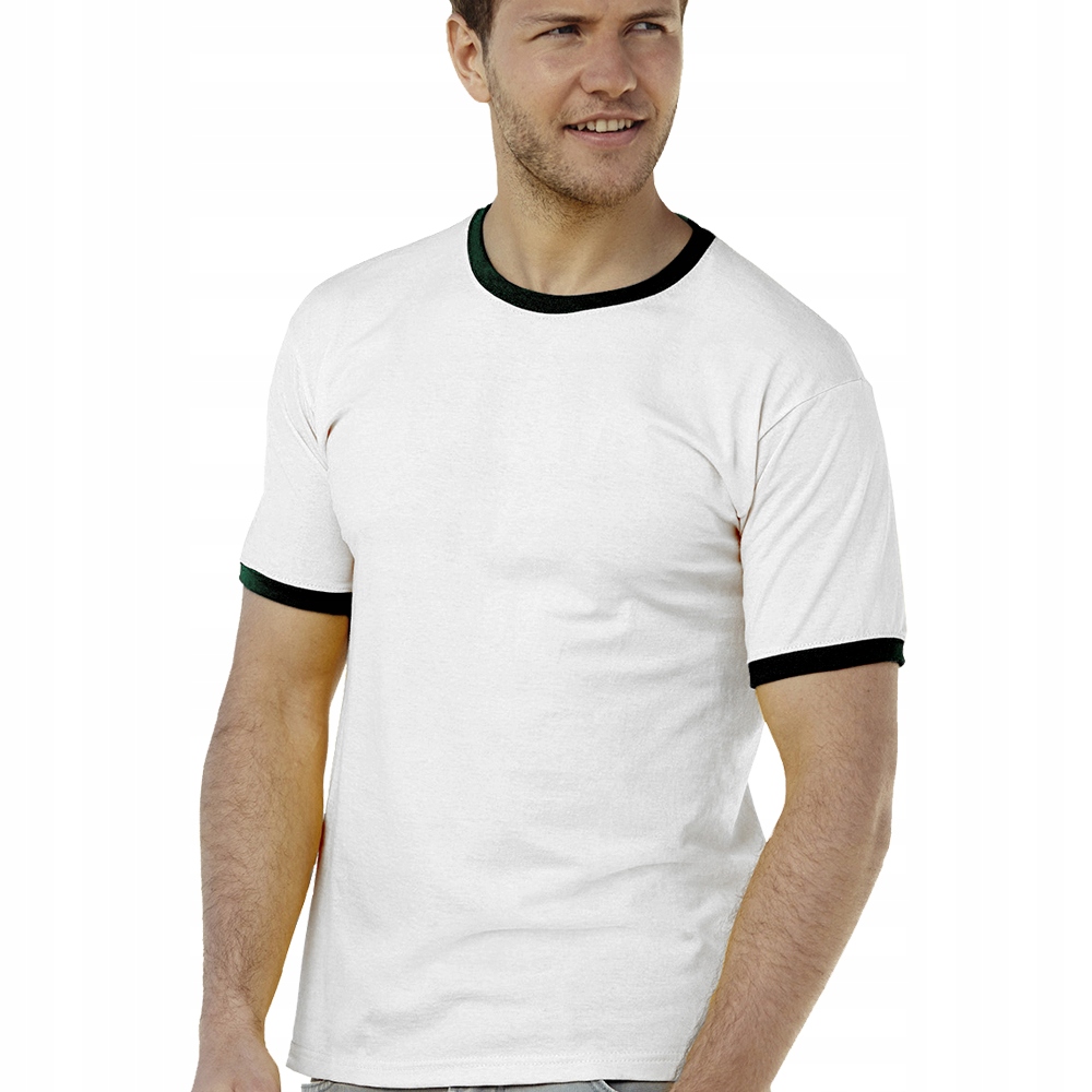 

Koszulka T-shirt Ringer Tee Fruit Of The Loom M