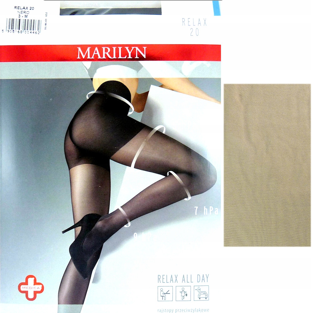 

Marilyn Relax 20 R4 rajstopy visone przeciwżylakow