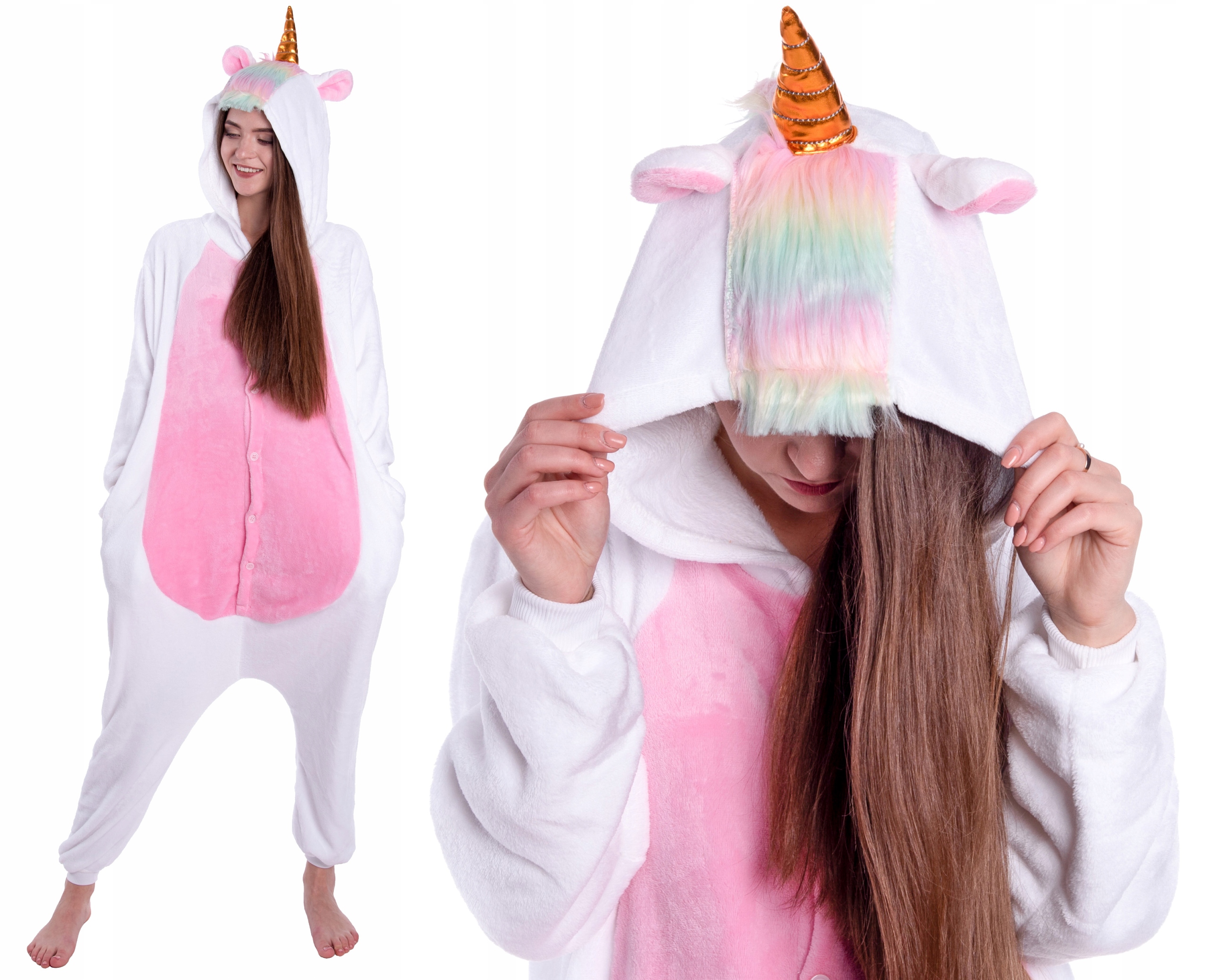 

Jednorożec Piżama Kigurumi Złoty Róg 170