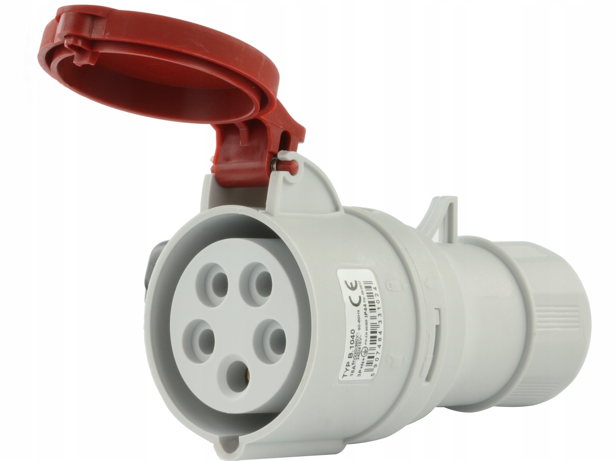 

Gniazdo siłowe przenośne na kabel 400V 16A 5P IP44