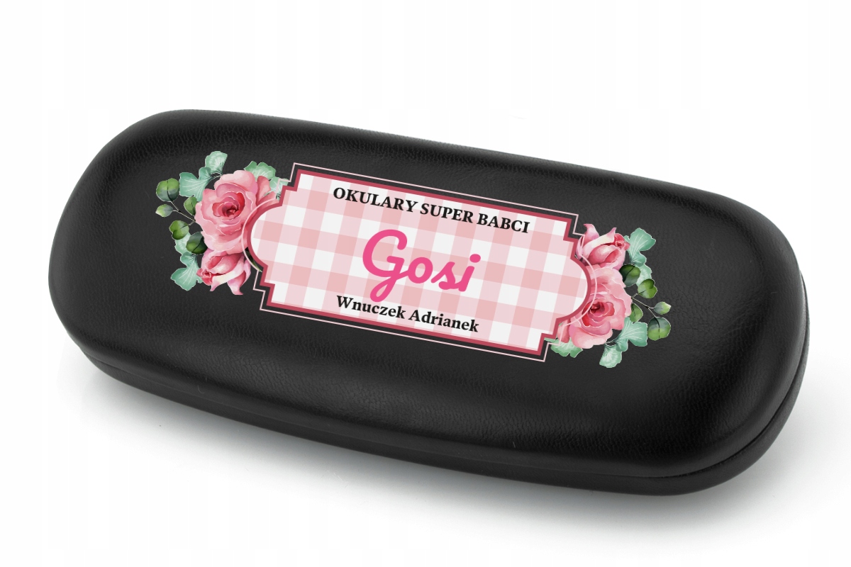 

Etui na okulary prezent na Dzień Babci nadruk