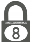 KŁÓDKA BRAMY GARAŻU OGNIOODPORNA ODPORNA NA CIĘCIE Marka Master lock