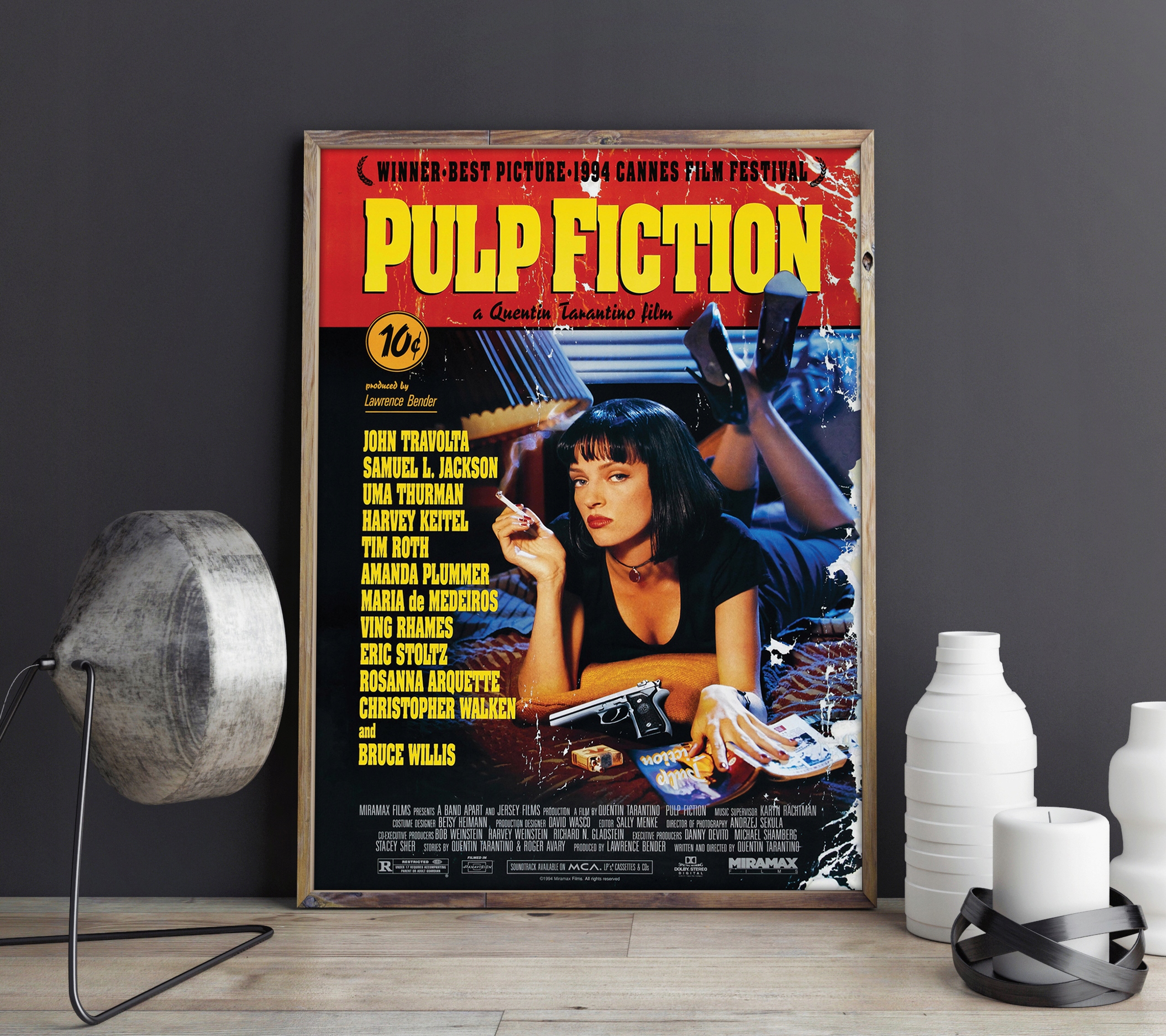 Plakat Pulp Fiction Quentin Tarantino Premium Art Rodzaj bez ramy