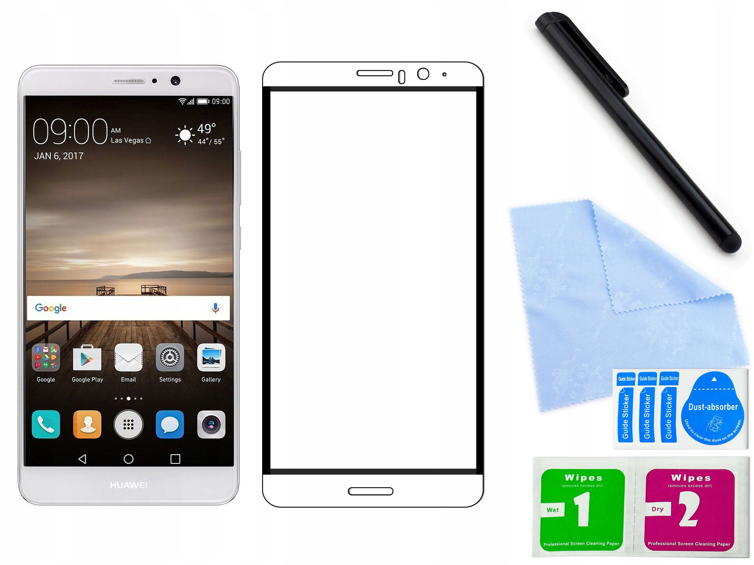

Szkło hartowane 3D do Huawei Mate 9 Biały