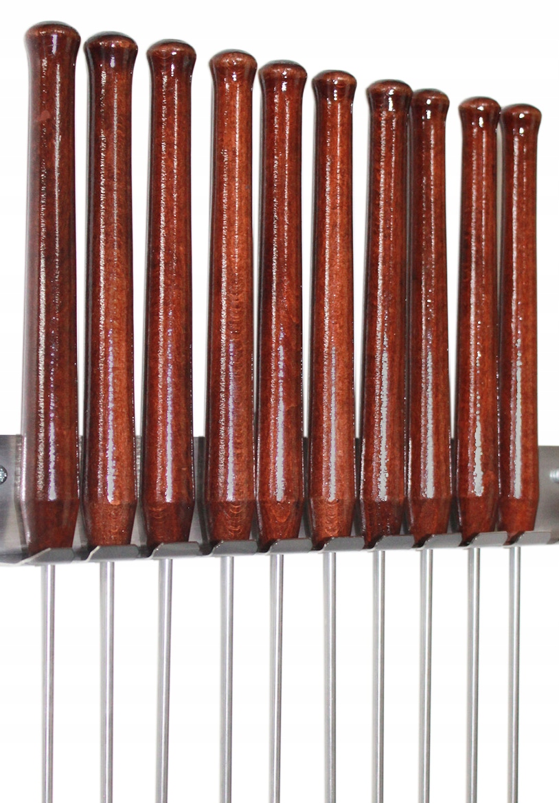 

Widełki nierdzewne ognisko kijki kijek 10x orzech