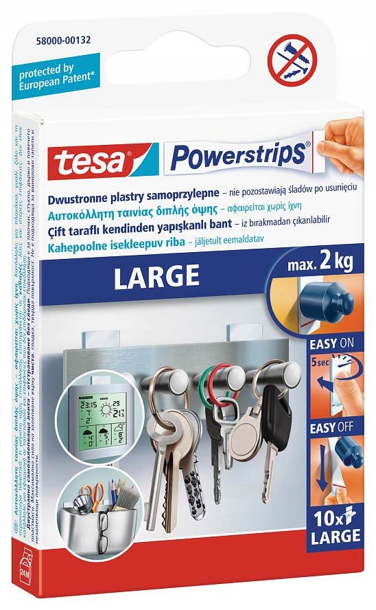 

Tesa 58000 Plastry samoprzylepne duże Large