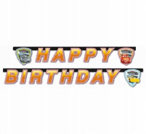 

Banner "cars 3" - Happy Birthday