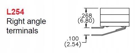 Nastawnik kodu APEM 8-pozycyjny, kątowy. Kod producenta PT65 326L254