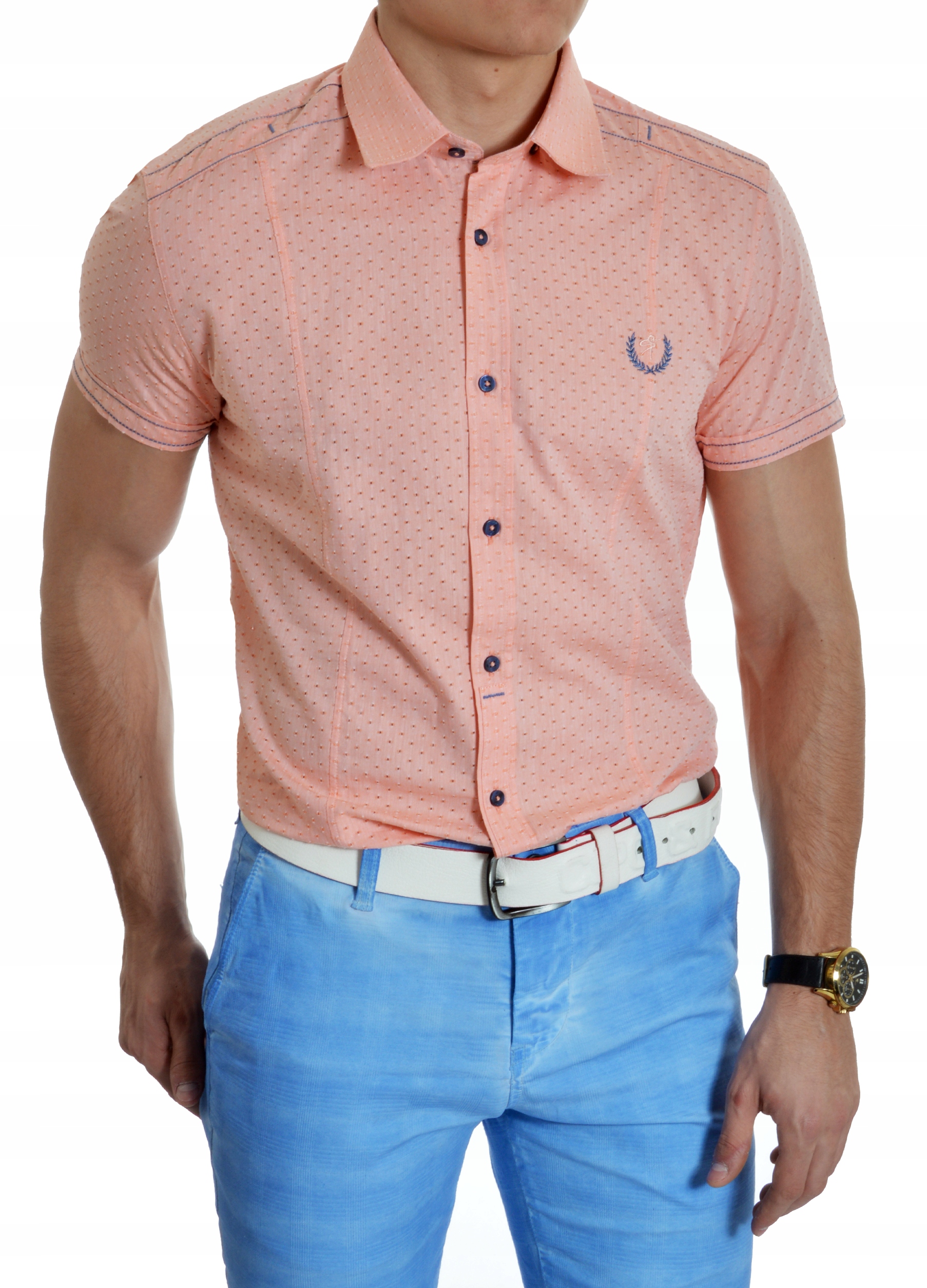 

Koszula Męska Mondo Casual Elegancka Prezent Ślub
