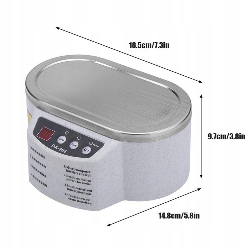 Myjka ultradzwiekowa 500ml do Stali Bizuterii itp Mark Daskoo