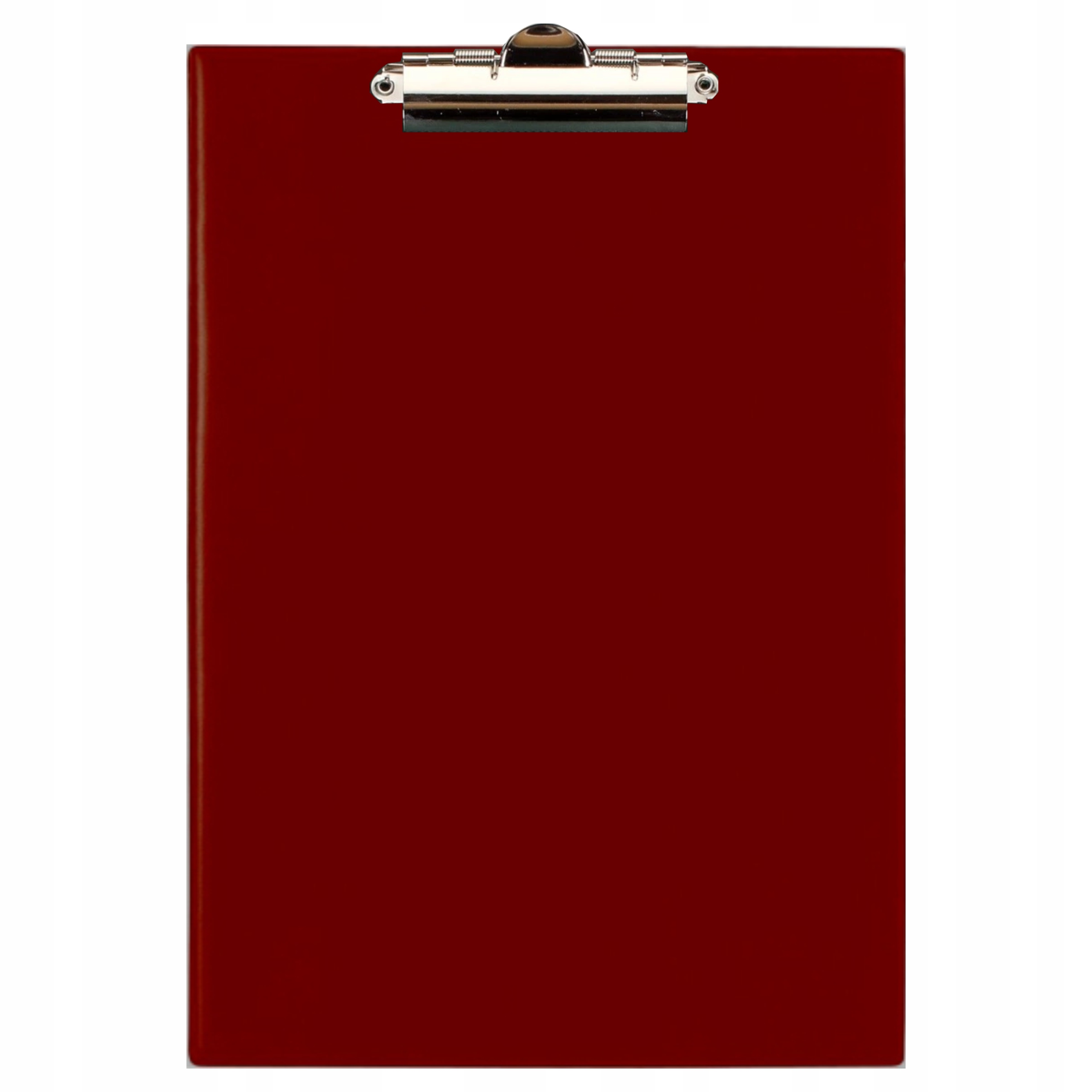 Deska z klipsem klipem podkładka Clipboard A4 bordowa pojedyncza podkład