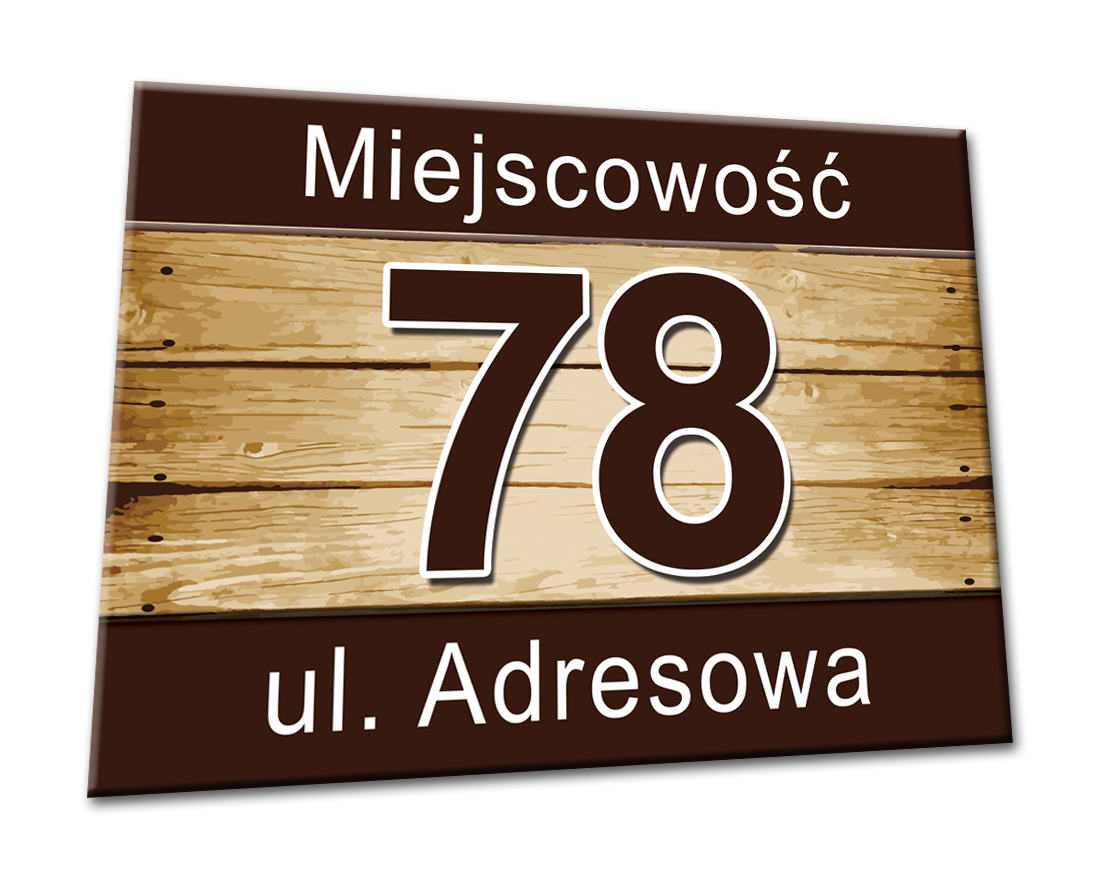 

Tabliczka Z Adresem adres dom numer domu tablica