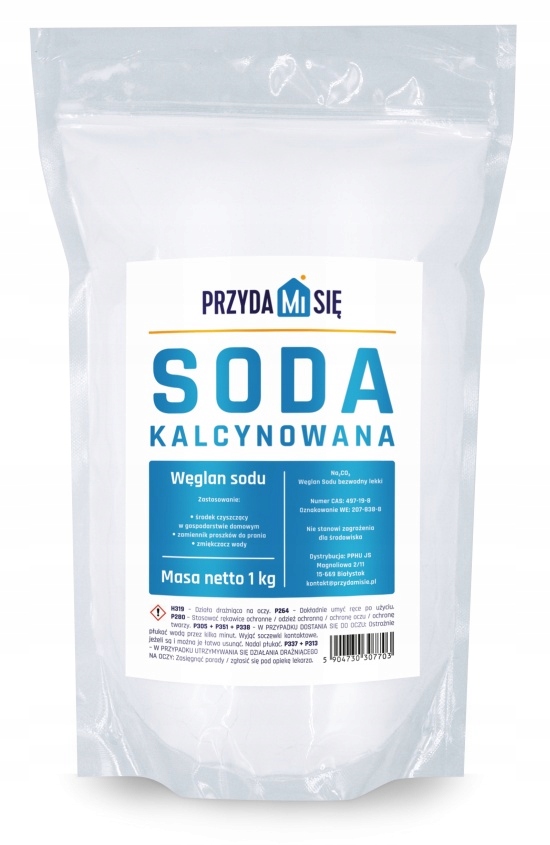 

Soda Kalcynowana 1KG soda piorąca Czda Polska