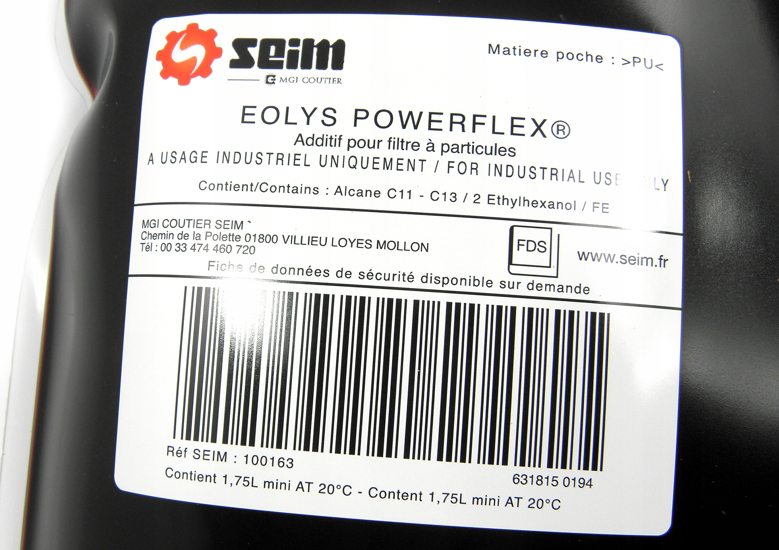 PLYN FAP WOREK NERKA EOLYS POWERFLEX 9678101480 Part number 100163