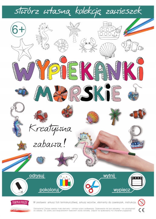 

Wypiekanki konik morski, rak, rybka, muszelka itd