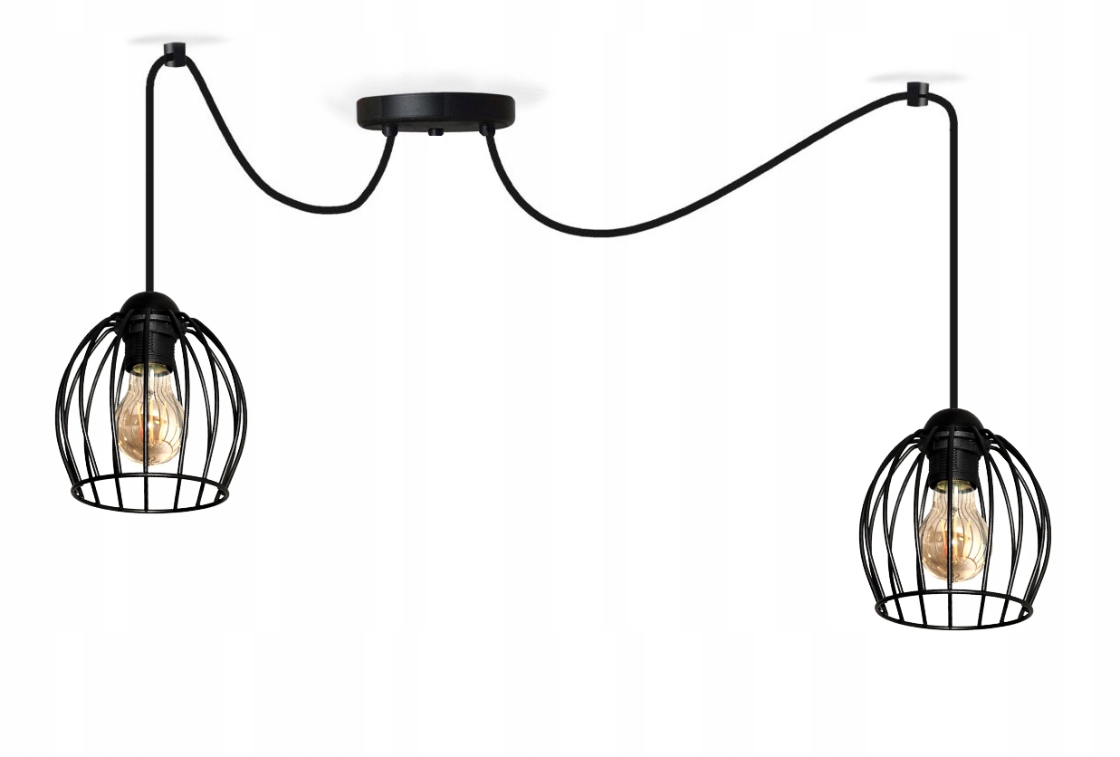 Závěsná lampa Pajak Druciak Diamond Ovál 2 barvy