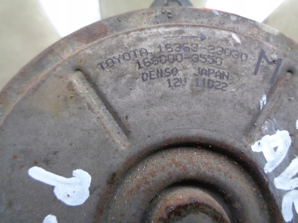 WENTYLATOR CHŁODNICY 1636323030 TOYOTA VERSO 01-09 Numer katalogowy części 168000-35502