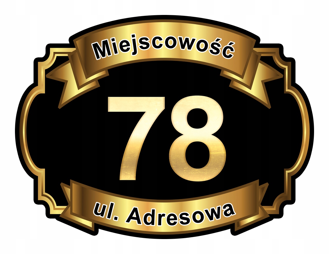 

Tabliczka Adresowa Adres Numer Na Dom znak ulica