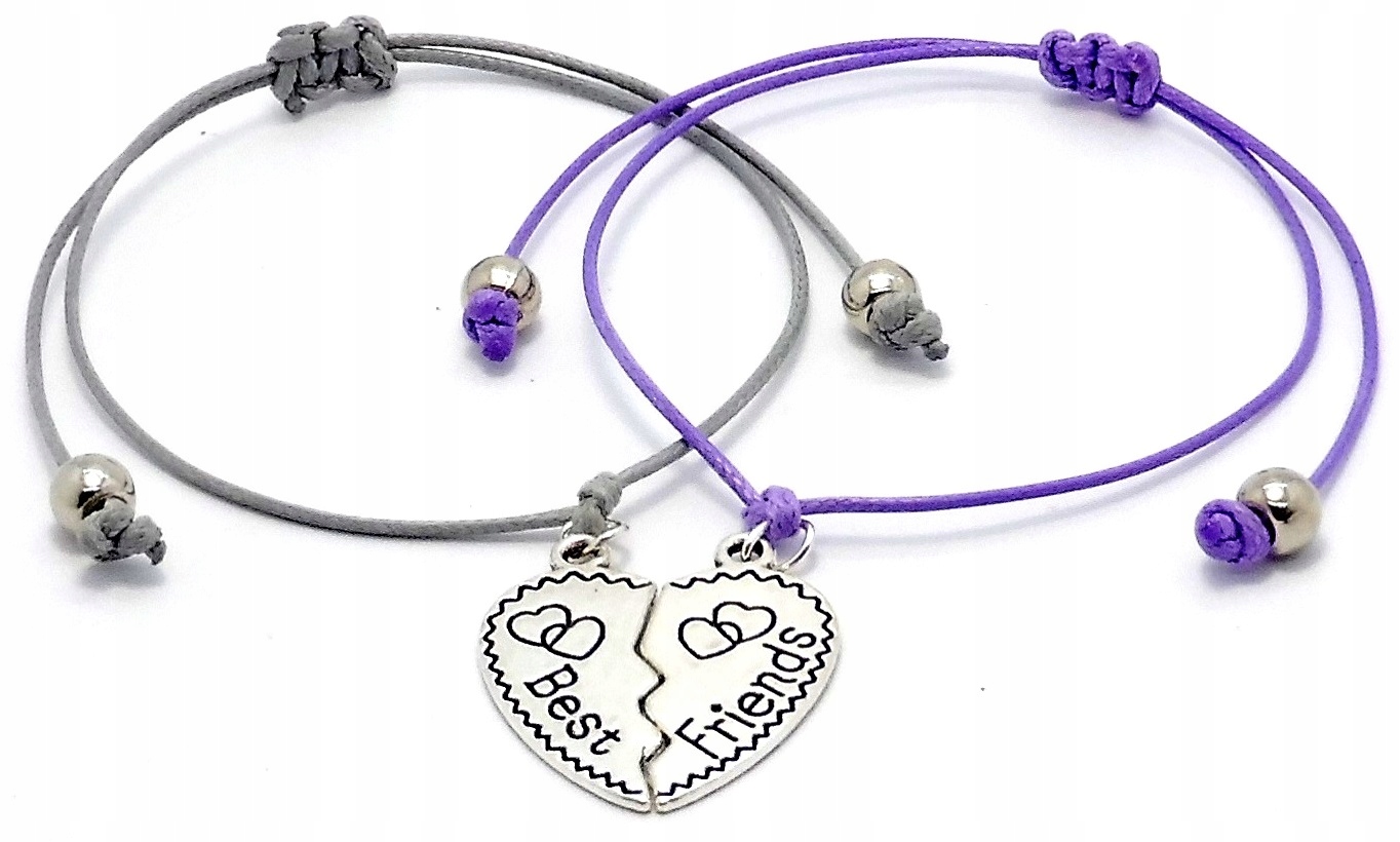 

Bransoletki Przyjaźni Serce Best Friends Komplet