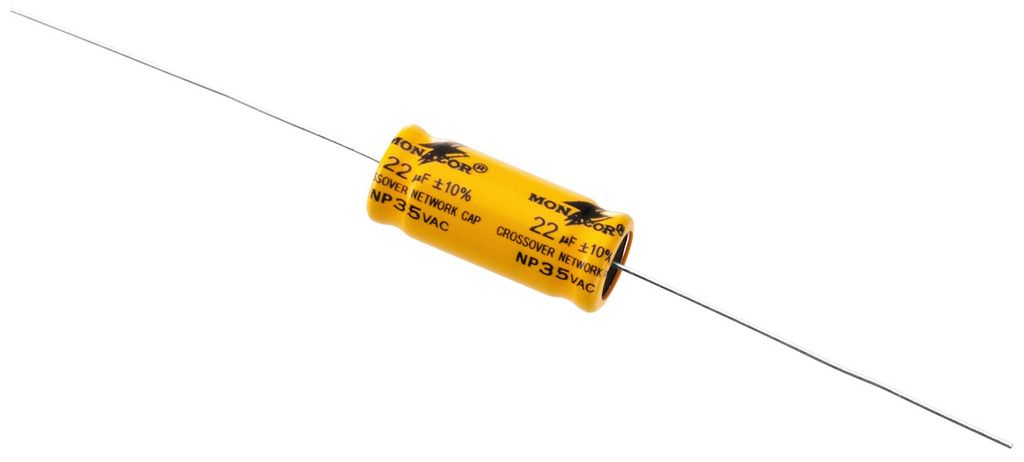 

Kondensator Bipolarny Monacor LSC-220NP 22,00 uF