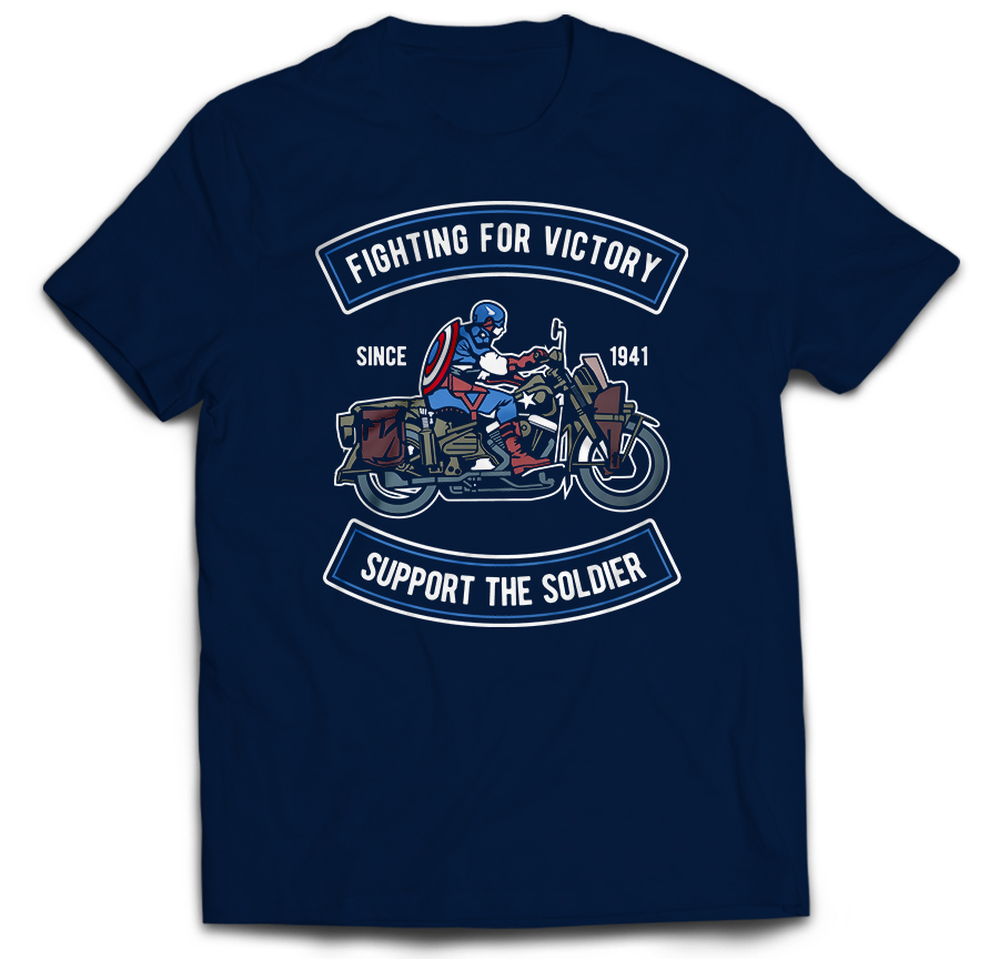 

Captain Rogers Kapitan Motor Motory Żołnierz 3XL