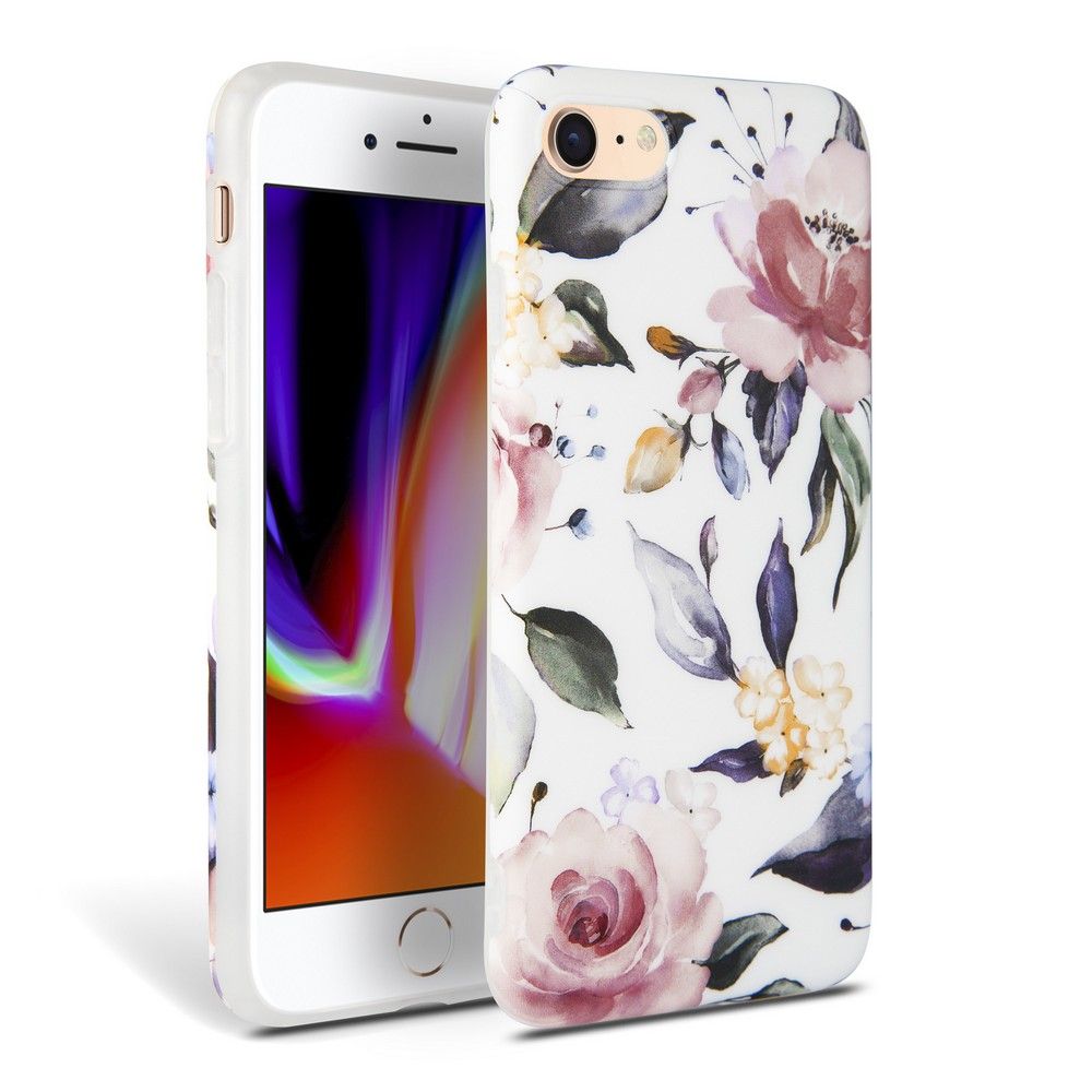 

Tech-Protect Floral iPhone 7/8/SE 2020 biały