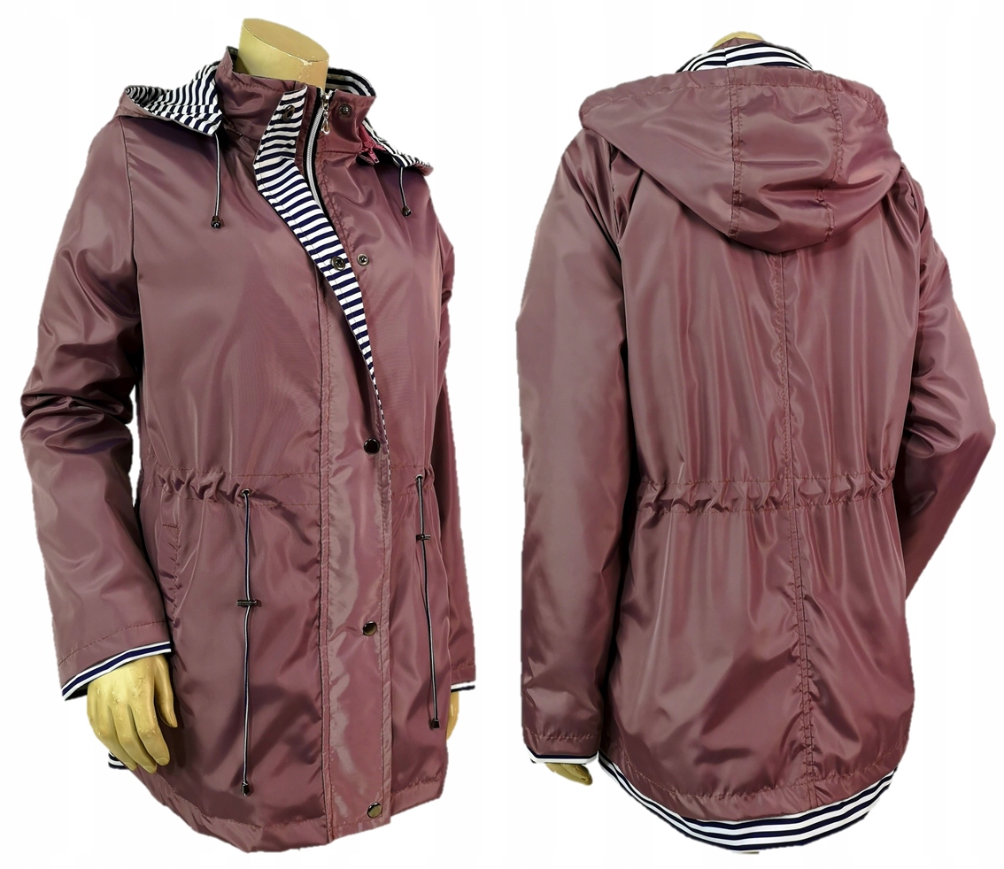 MODNA KURTKA LATO PARKA KAPTUR PLUS SIZE XXL 48 50 Rozmiar 50