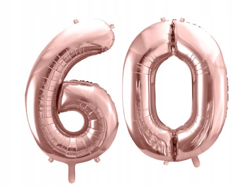 

Balony 60 na Urodziny 86cm rose gold FB1M-60-019R