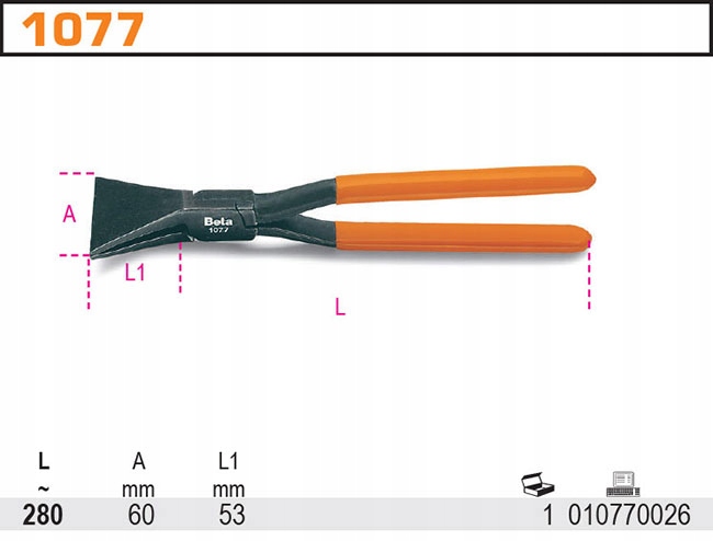 SZCZYPCE BLACH PROSTE RAMIONA PCW 280MM BETA 1077 Mark Beta