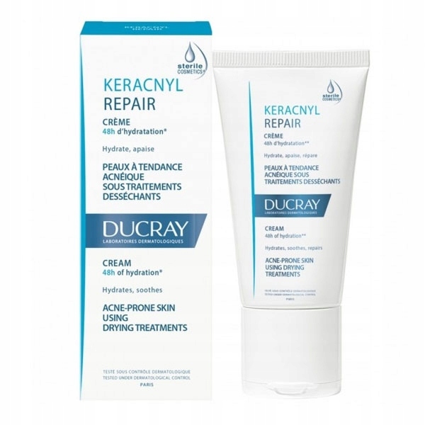 Ducray Keracnyl Repair, krem do trądziku, 50ml
