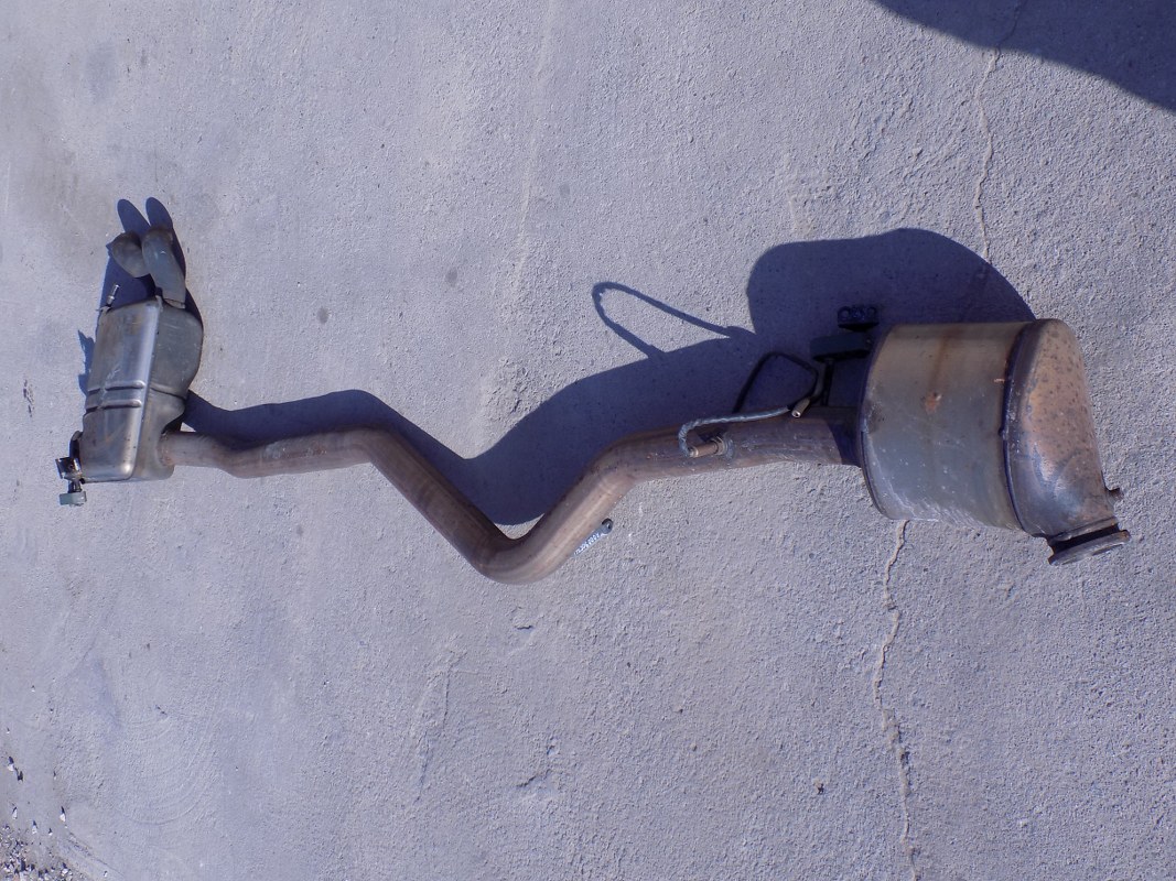 Mercedes Ml W166 350 Cdi Muffler Catalyst Exhaust Gas