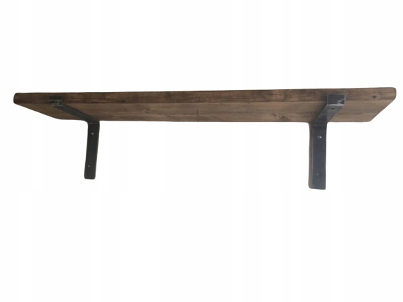 

Półka 60 cm z uchwytami Loft Industrial brązowa